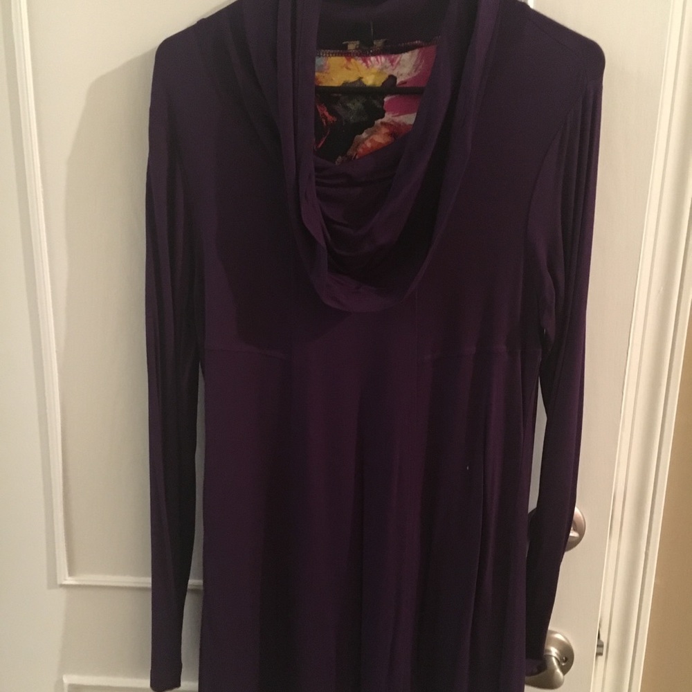 Dark purple dress